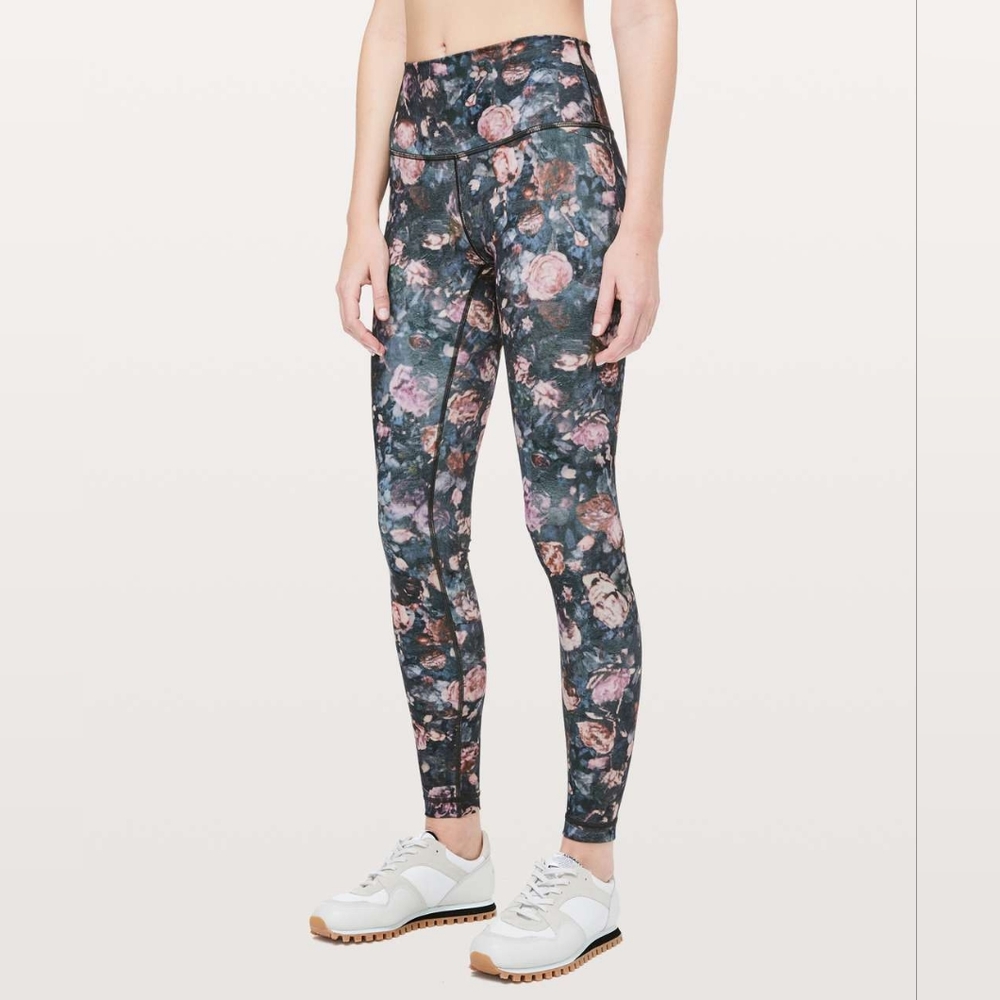 Lululemon Wunder Under High-Rise Tight *Full-On Luxtreme 28"Frosted Rose Multi